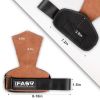 Weight Lifting Grips with Wrist Straps - Weightlifting Hooks, Non-slip Cowhide Padded Workout Gloves for Men and Women Deadlift, Pull Up, Rows, Home G