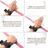 Weight Lifting Grips with Wrist Straps - Weightlifting Hooks, Non-slip Cowhide Padded Workout Gloves for Men and Women Deadlift, Pull Up, Rows, Home G
